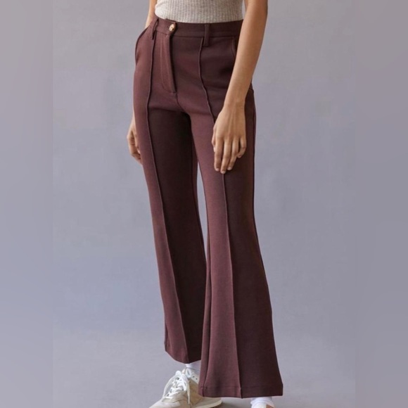 Urban Outfitters Flared Brown Trousers - Picture 1 of 3